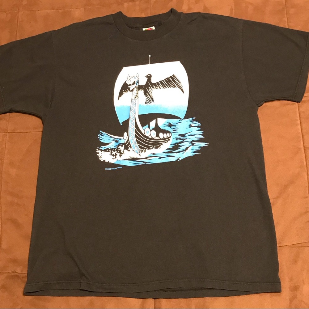 Viking World Tour, 793–1066. 2002 XL T-shirt made by the Pillaged Village - Picture 2 of 4